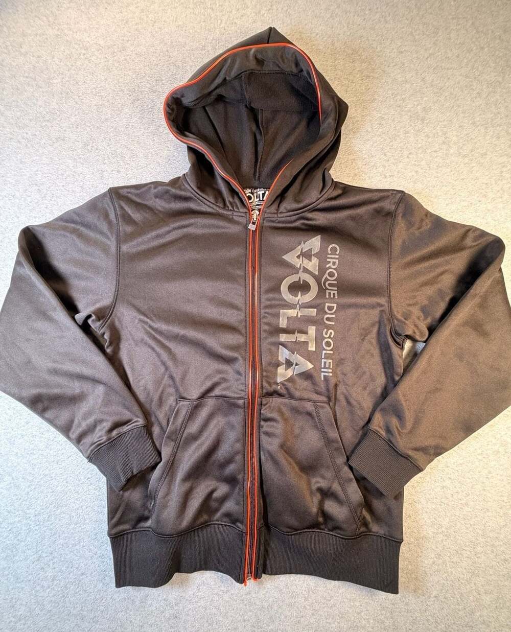 Cirque Du Soleil Volta Zip Up Hoodie Size S Black